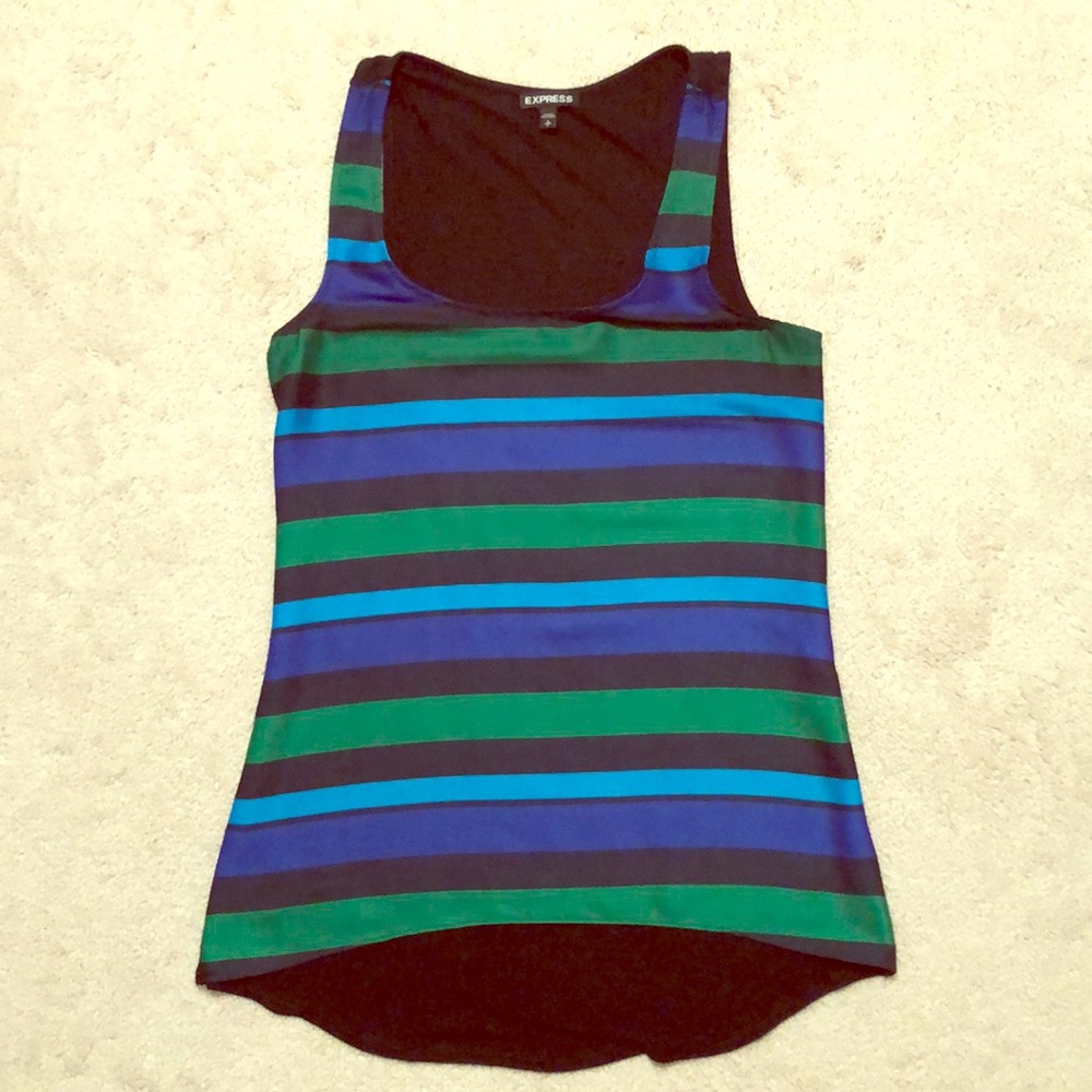 Horizontal Striped Express Tank Top